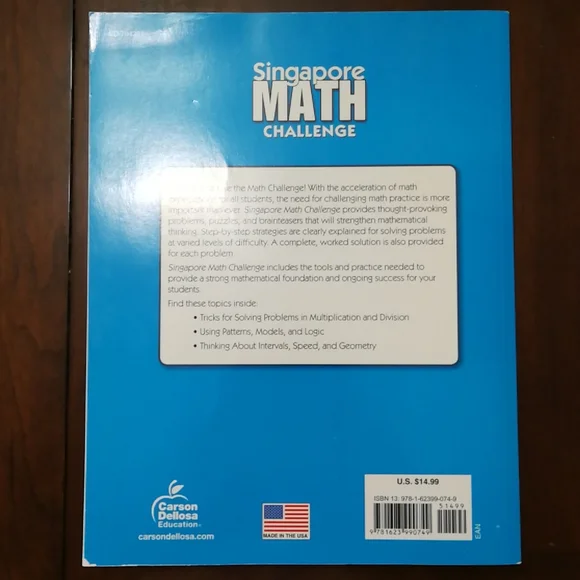 Singapore Math G4+ - Picture 2 of 7